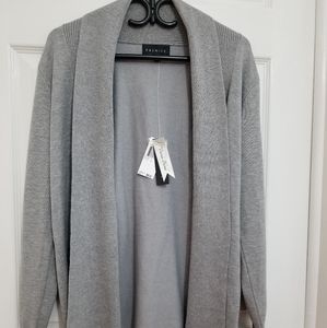 PREMISE OPEN GRAY CARDIGAN